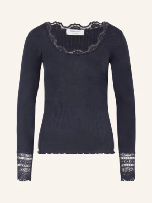 Rosemunde Koszulka Z Długim Rękawem Benita Z Jedwabiu Z Koronką blau