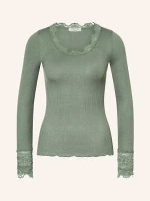 Rosemunde Koszulka Z Długim Rękawem Benita Z Jedwabiu Z Koronką gruen