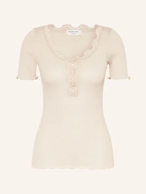 Rosemunde T-Shirt Beatha Z Dodatkiem Jedwabiu weiss