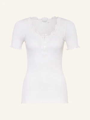 Rosemunde T-Shirt Beatha Z Dodatkiem Jedwabiu weiss
