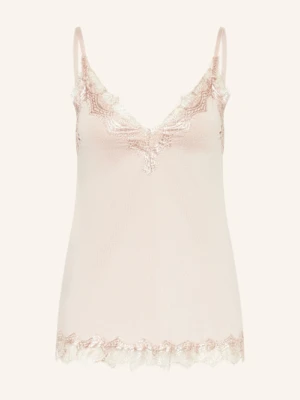 Rosemunde Top Billie Z Koronkowym Obszyciem beige