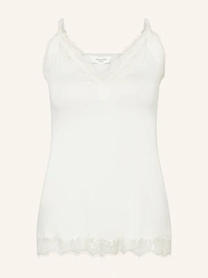 Rosemunde Top Billie Z Koronkowym Obszyciem beige