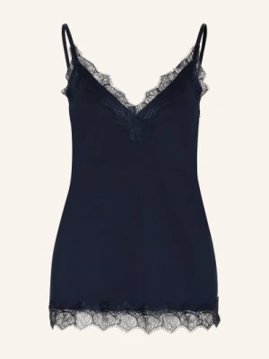 Rosemunde Top Billie Z Koronkowym Obszyciem blau