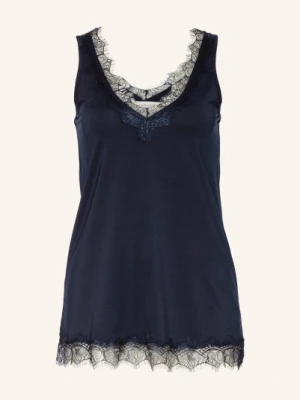 Rosemunde Top Billie Z Koronkowym Obszyciem blau