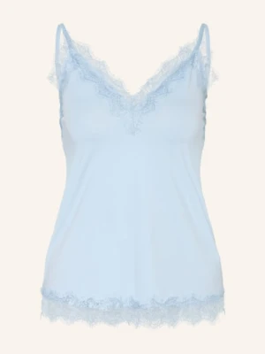 Rosemunde Top Billie Z Koronkowym Obszyciem blau