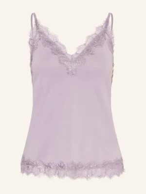 Rosemunde Top Billie Z Koronkowym Obszyciem lila