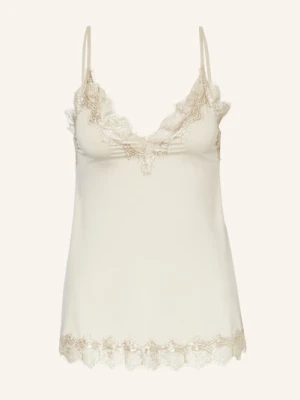 Rosemunde Top Billie Z Koronkowym Obszyciem weiss