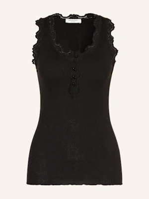 Rosemunde Top Rwbeatha Sl Z Koronką I Jedwabiem schwarz