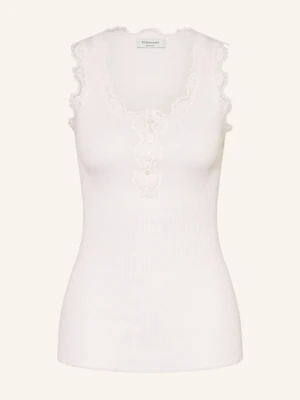 Rosemunde Top Rwbeatha Sl Z Koronką I Jedwabiem weiss