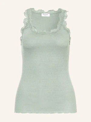 Rosemunde Top Z Jedwabiu Babette Z Koronką gruen