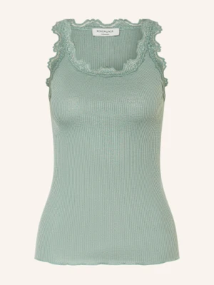 Rosemunde Top Z Jedwabiu Babette Z Koronką gruen