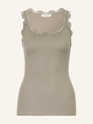 Rosemunde Top Z Jedwabiu Babette Z Koronką gruen