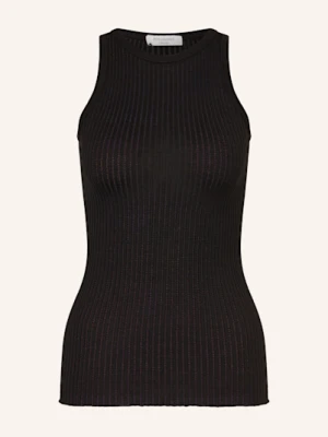 Rosemunde Top Z Jedwabiu Belize schwarz