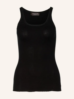 Rosemunde Top Z Jedwabiu Belle schwarz