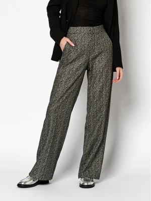 Rosner Spodnie "Mara" w kolorze kremowo-czarnym rozmiar: 44/L32