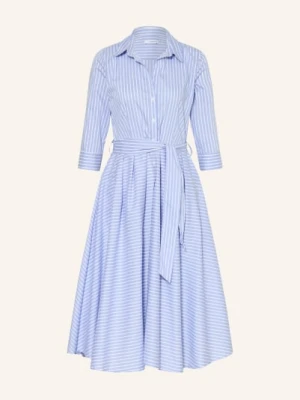 Rossana Diva Sukienka Koszulowa Z Rękawami 3/4 blau