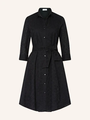 Rossana Diva Sukienka Koszulowa Z Rękawami 3/4 schwarz