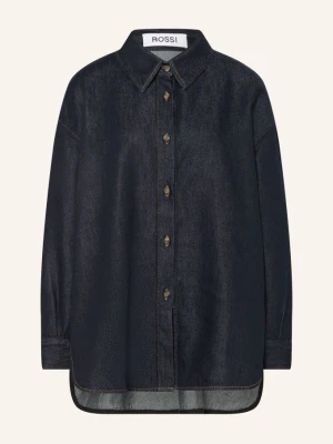 Rossi Bluzka Jeansowa Oversize Siyan blau GRANATOWY