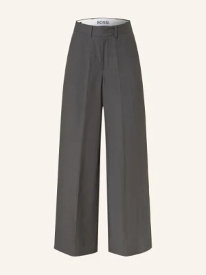 Rossi Spodnie Marlene Ivon Z Lnem grau