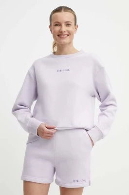 Rossignol bluza damska kolor fioletowy z aplikacją RLMWS08