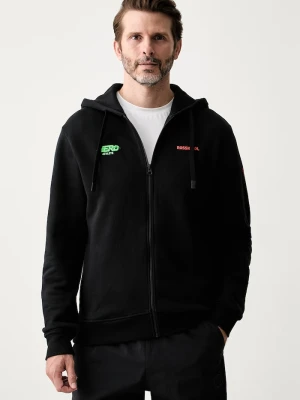 Rossignol bluza rozpinana z kapturem męska bawełniana HERO czarny
