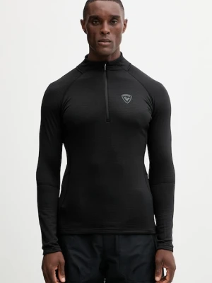 Rossignol bluza sportowa BLACKSIDE męska kolor czarny gładka RLNML10