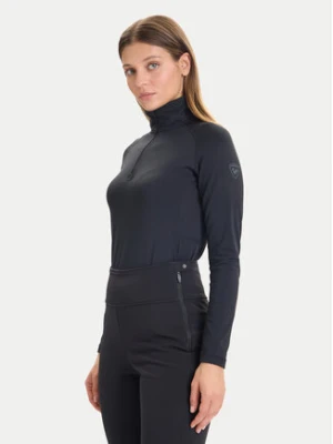 Rossignol Bluza techniczna Mid Layer Stretch Half-Zip RLOWL17 Czarny