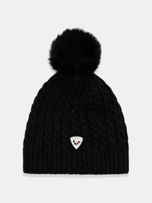 Rossignol czapka kolor czarny RLMWH02U