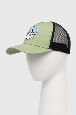 Rossignol czapka z daszkiem kolor zielony z aplikacją RLMMH21