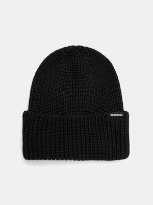 Rossignol czapka z dodatkiem wełny kolor czarny RLOMH13