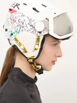 Rossignol kask narciarski Allspeed Visor Impacts Photochromic x JCC kolor biały RKKH400