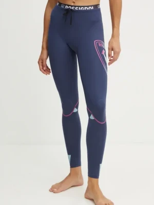 Rossignol legginsy funkcyjne Infini Compression Race kolor granatowy RLMWU04