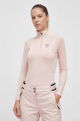 Rossignol longsleeve funkcyjny Classique kolor różowy