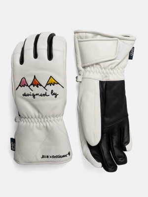 Rossignol rękawice narciarskie Sublime Leather IMPR x JCC kolor biały RLNWG12