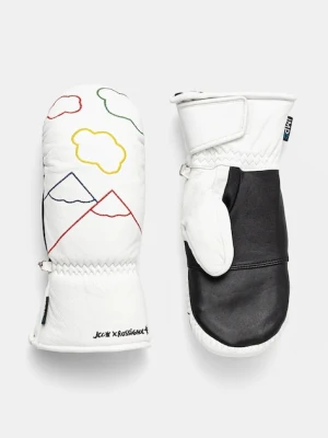 Rossignol rękawice narciarskie Sublime Leather x JCC kolor biały RLNWG13