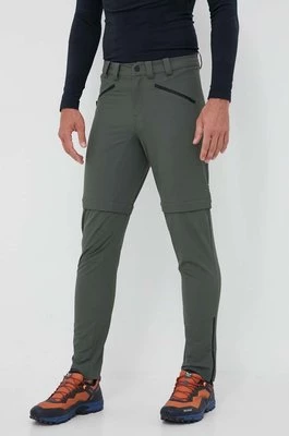 Rossignol spodnie outdoorowe kolor zielony RLLMP25