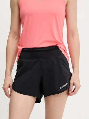 Rossignol szorty treningowe SAPA damskie kolor czarny wzorzyste high waist RLNWP15