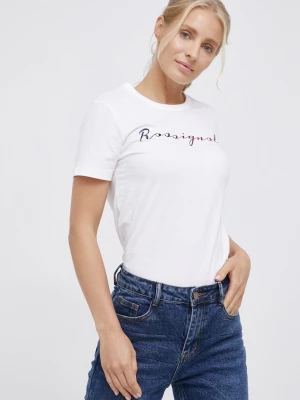 Rossignol T-shirt bawełniany biały