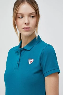 Rossignol t-shirt bawełniany kolor zielony RLKWY02