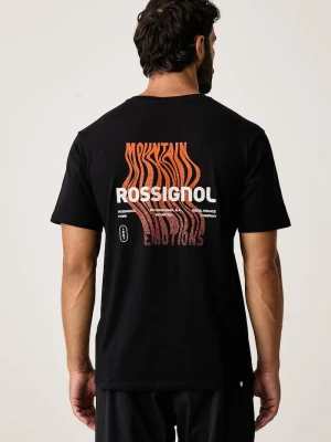 Rossignol T-shirt męski bawełniany WATERFALL czarny