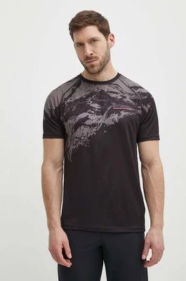 Rossignol t-shirt sportowy kolor czarny z nadrukiem RLLMY02