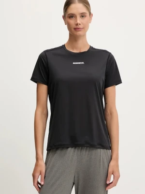 Rossignol t-shirt treningowy SIDELHORN damski kolor czarny RLNWY04