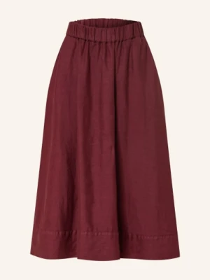 rosso35 Spódnica Z Lnu rot