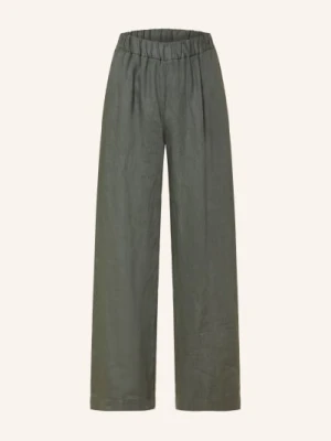 rosso35 Spodnie Z Lnu gruen