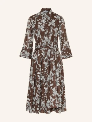 rosso35 Sukienka Koszulowa Z Rękawami 3/4 braun