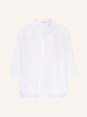 rosso35 Tunika Z Lnu Z Rękawami 3/4 weiss