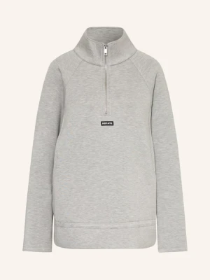 Rotate Bluza Dresowa Typu Troyer grau JASNOCZARY