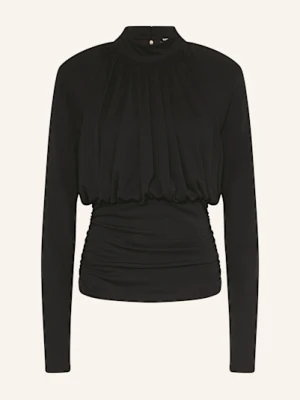 Rotate Bluzka Bez Rękawów Z Falbankami schwarz