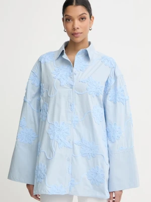 Rotate bluzka koszulowa damska bawełniana