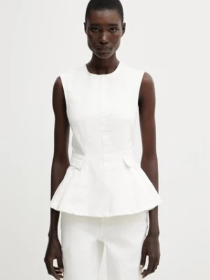 Rotate bluzka na ramiączkach damska bawełniana gładka